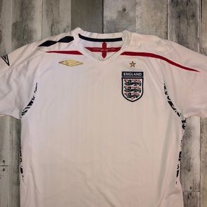 Umbro England International Soccer Futbol Jersey